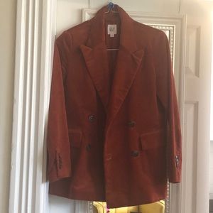 Gap ‘70s inspired Burnt Orange Corduroy Blazer